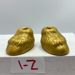 Barbie Gold Horse Shoes Horseshoe 2 Pc Fashion Accessories